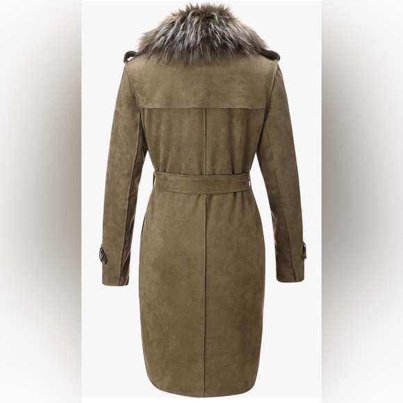 Faux Suede Coat - Picture 2 of 3